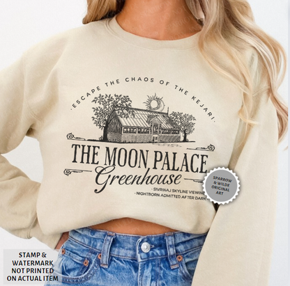 Moon Palace Greenhouse | Crowns of Nyaxia Sweatshirt