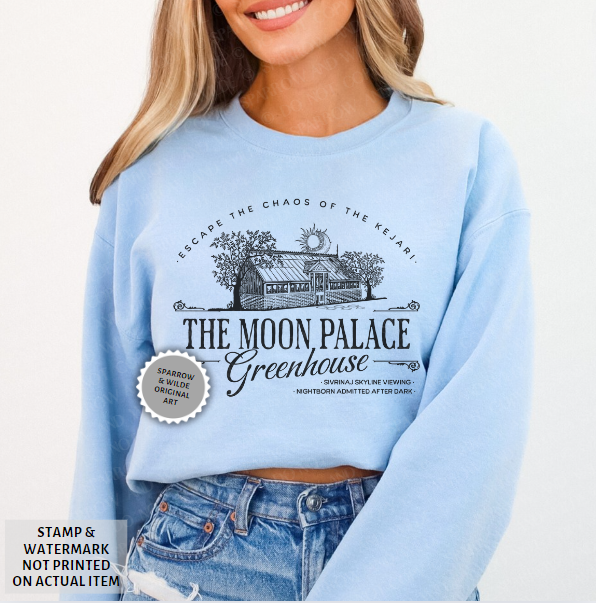 Moon Palace Greenhouse | Crowns of Nyaxia Sweatshirt