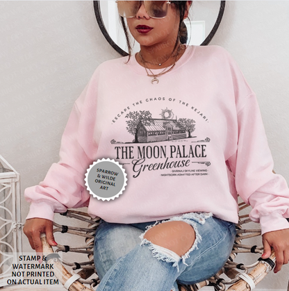 Moon Palace Greenhouse | Crowns of Nyaxia Sweatshirt