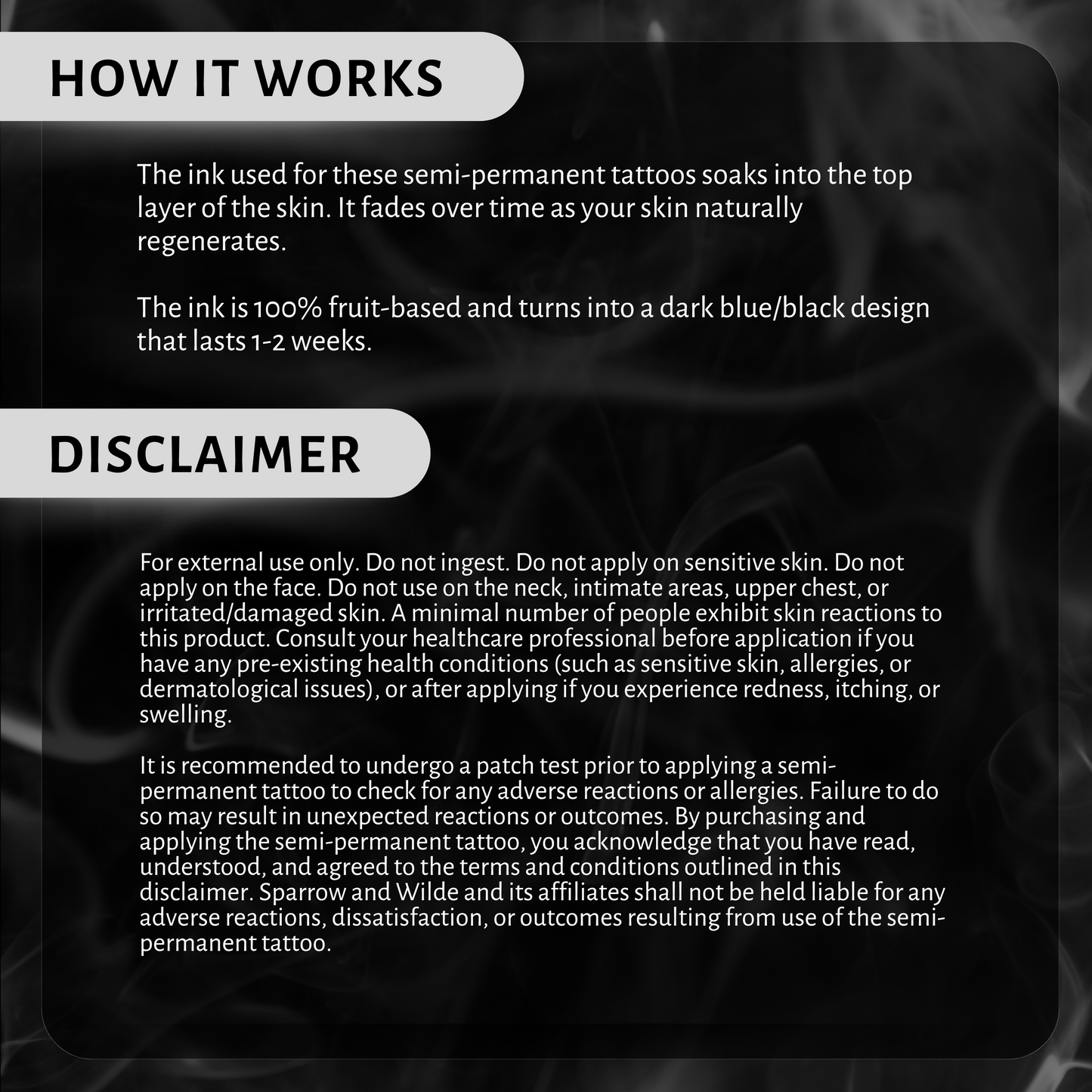 You Do Not Yield | Throne of Glass Semi-Permanent Tattoo