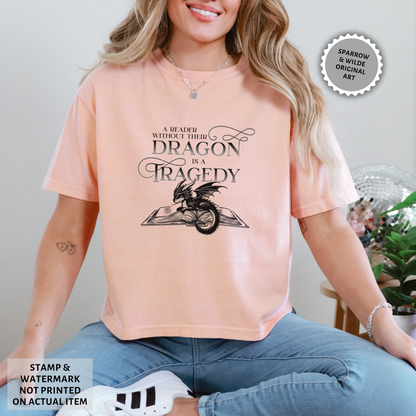 A Reader Without Their Dragon | Empyrean Crop Top