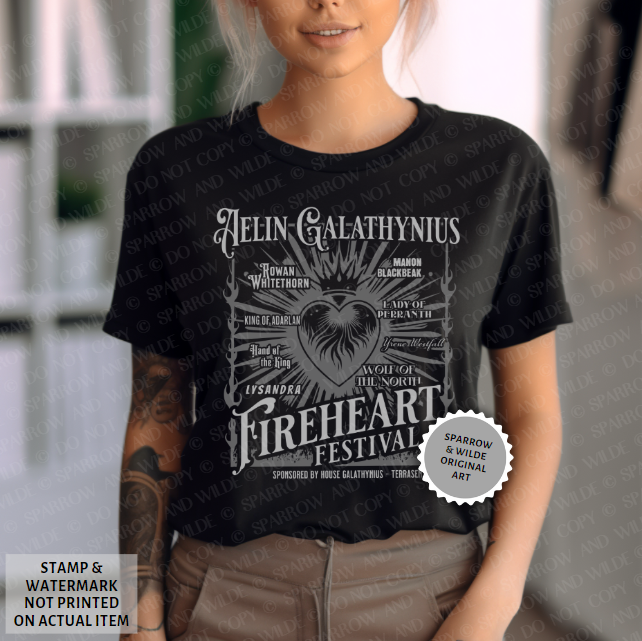 Fireheart Festival | Throne of Glass T-Shirt