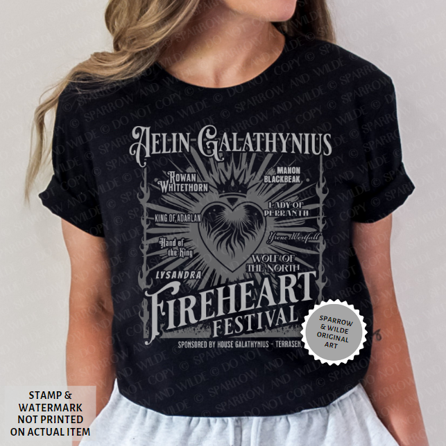 Fireheart Festival | Throne of Glass T-Shirt