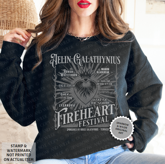 Fireheart Festival | Throne of Glass Sweatshirt