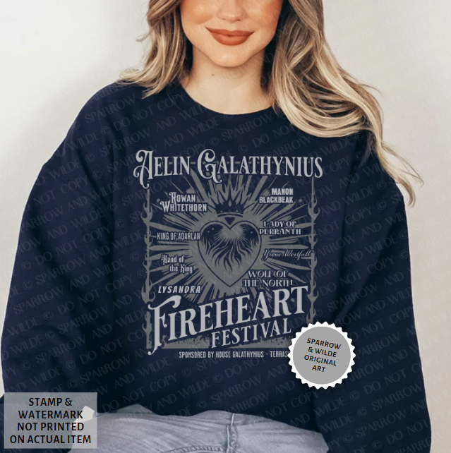 Fireheart Festival | Throne of Glass Sweatshirt