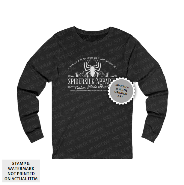 Spidersilk Apparel | Throne of Glass Long Sleeve Shirt