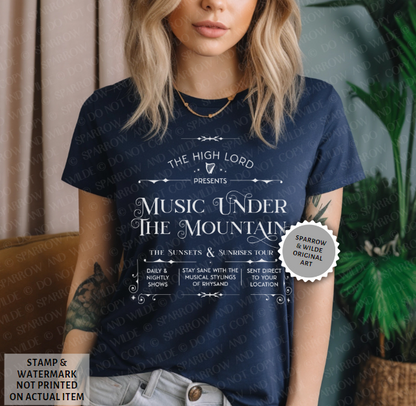 Music Under the Mountain | ACOTAR T-Shirt