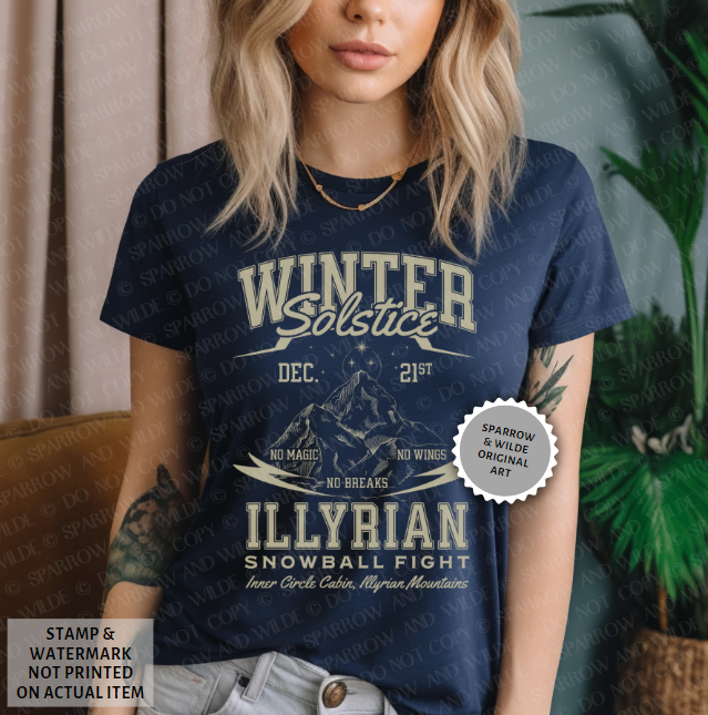 Illyrian Snowball Fight | ACOTAR T-Shirt