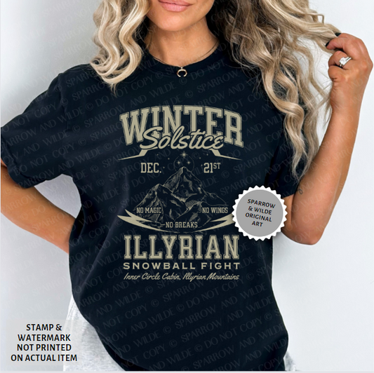 Illyrian Snowball Fight | ACOTAR T-Shirt