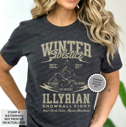 Illyrian Snowball Fight | ACOTAR T-Shirt