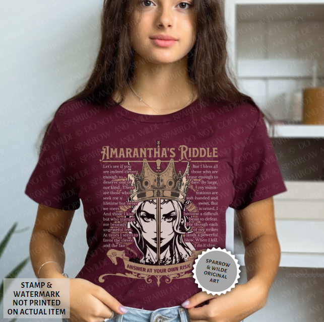 Amarantha's Riddle | ACOTAR T-Shirt