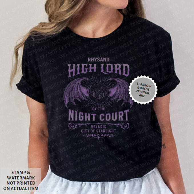 Rhysand - Purple | ACOTAR T-Shirt