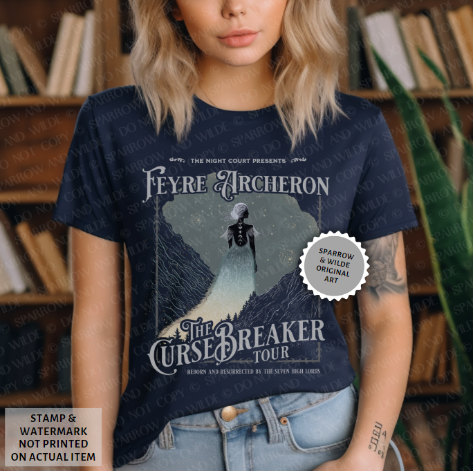 Cursebreaker Tour | ACOTAR T Shirt   Sparrow & Wilde