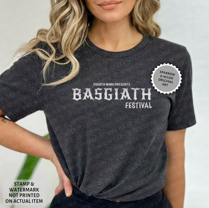 Basgiath Festival - Back | Fourth Wing T-Shirt