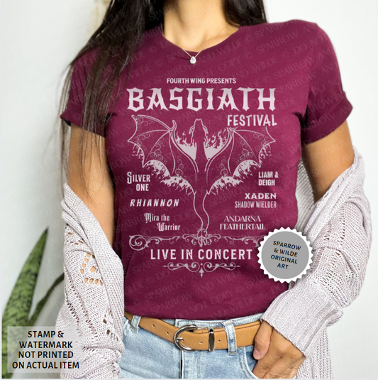 Basgiath Festival - Front | Empyrean T-Shirt