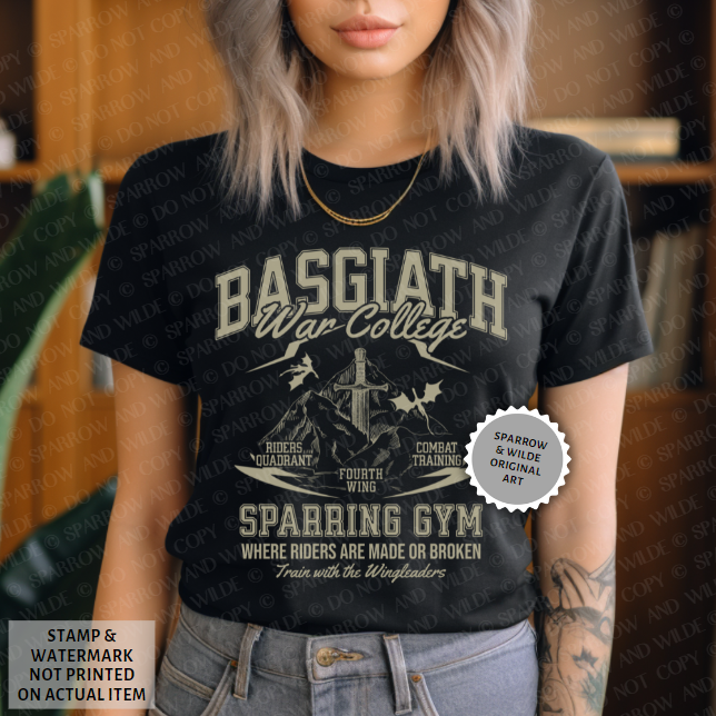 Basgiath Sparring Gym | Fourth Wing T-Shirt