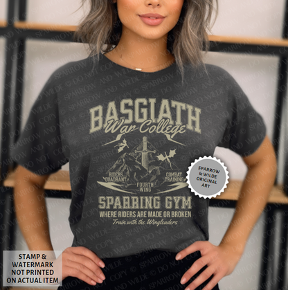 Basgiath Sparring Gym | Fourth Wing T-Shirt