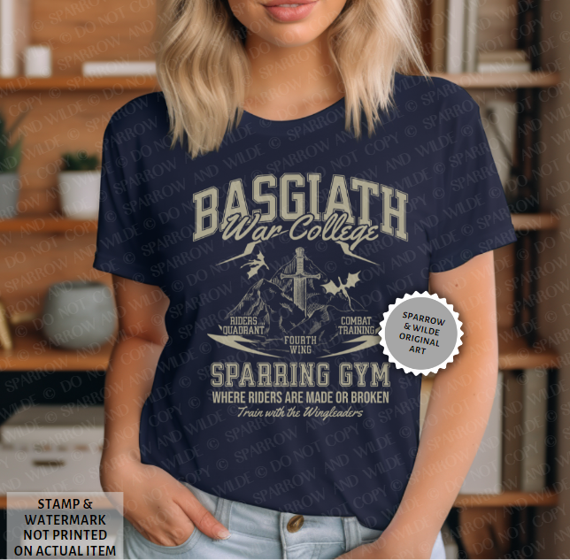 Basgiath Sparring Gym | Fourth Wing T-Shirt