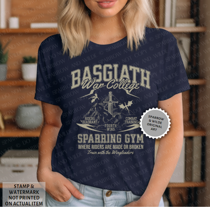 Basgiath Sparring Gym | Fourth Wing T-Shirt