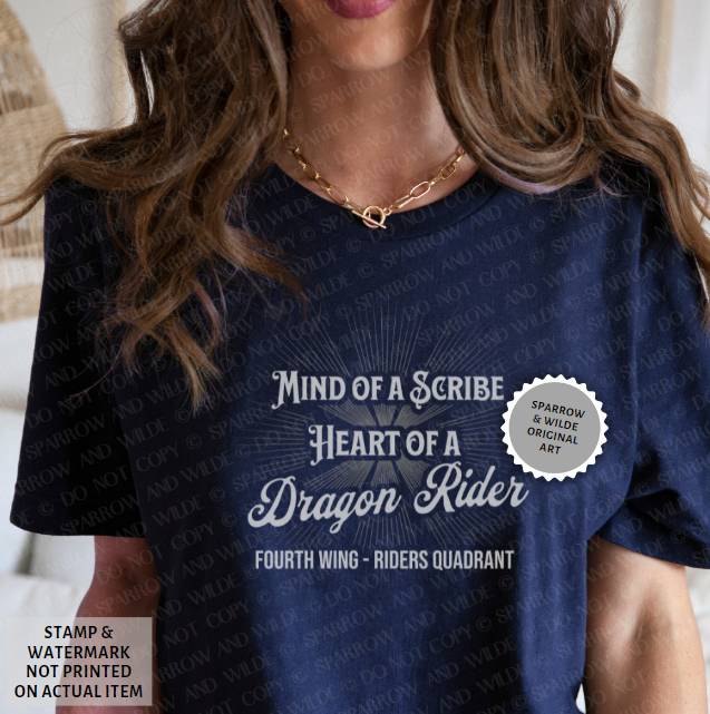 Mind of a Scribe | Fourth Wing T-Shirt