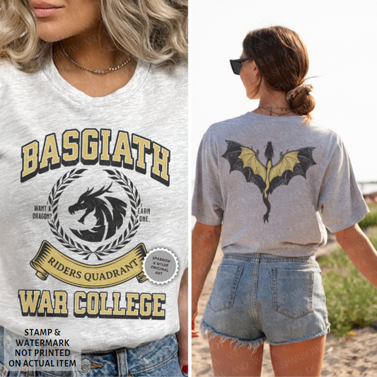 Basgiath - Back | Fourth Wing T-Shirt