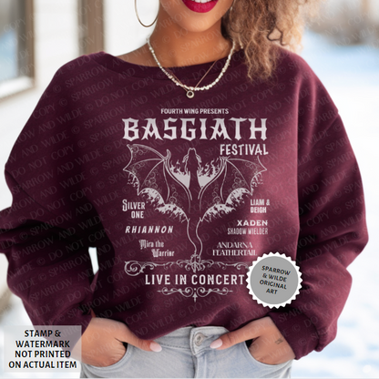 Basgiath Festival | Fourth Wing Sweatshirt