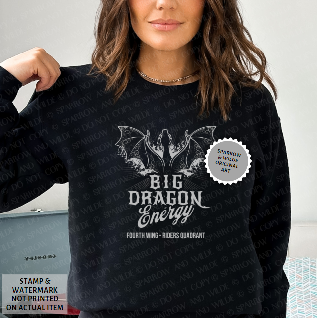 Big Dragon Energy | Fourth Wing Sweatshirt