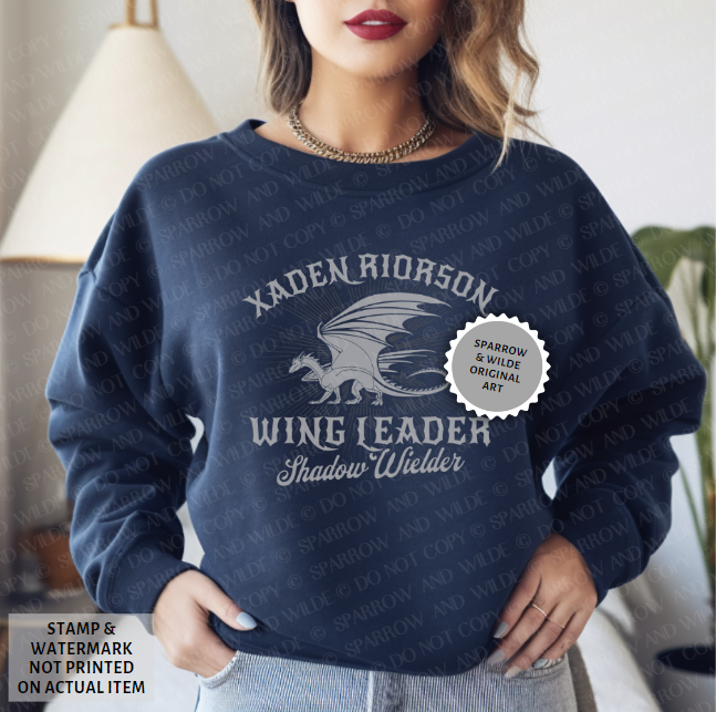 Xaden Wing Leader | Fourth Wing Sweatshirt