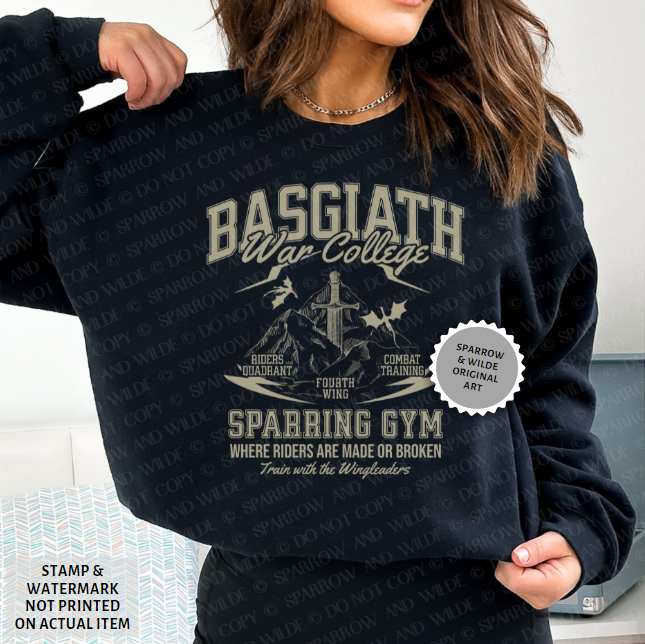 Basgiath Sparring Gym | Fourth Wing Sweatshirt