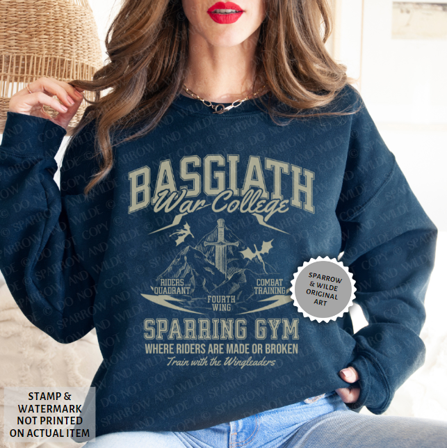 Basgiath Sparring Gym | Fourth Wing Sweatshirt