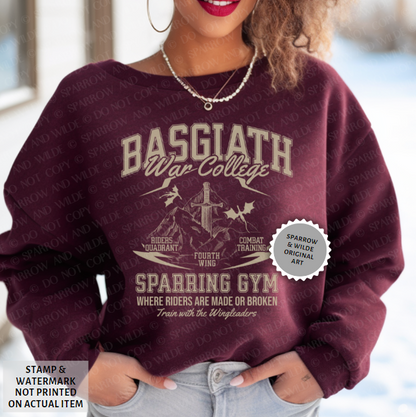 Basgiath Sparring Gym | Fourth Wing Sweatshirt