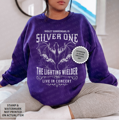 Silver One | Fourth Wing Sweatshirt