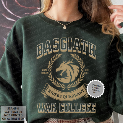 Basgiath - Front | Fourth Wing Sweatshirt