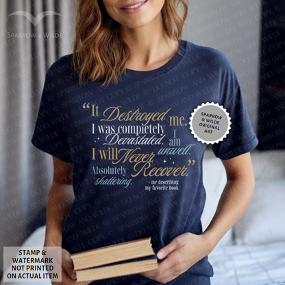 This Book Destroyed Me | T-Shirt