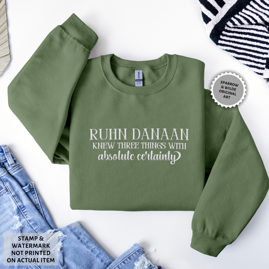 Ruhn Danaan | Crescent City Embroidered Sweatshirt