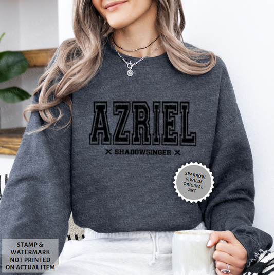 Azriel Shadowsinger | ACOTAR Embroidered Sweatshirt