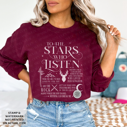 To the Stars Who Listen | ACOTAR Sweatshirt