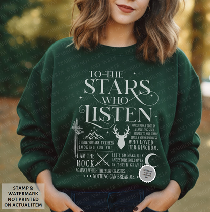 To the Stars Who Listen | ACOTAR Sweatshirt