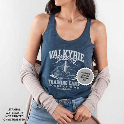 Valkyrie Academy | ACOTAR Tri-Blend Racerback Tank