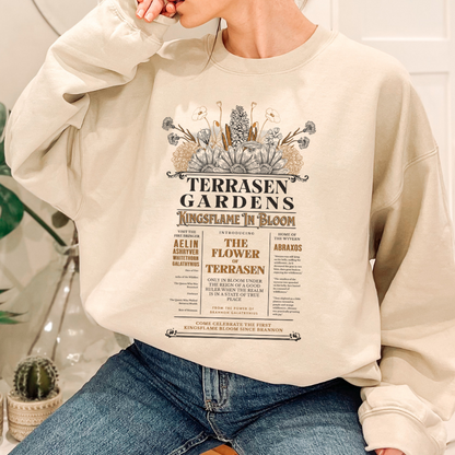 Terrasen Gardens | Throne of Glass Sweatshirt