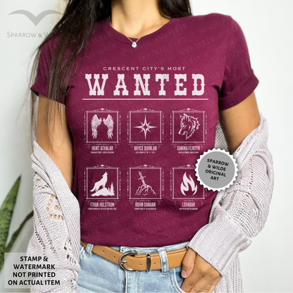 Most Wanted | Crescent City T-Shirt