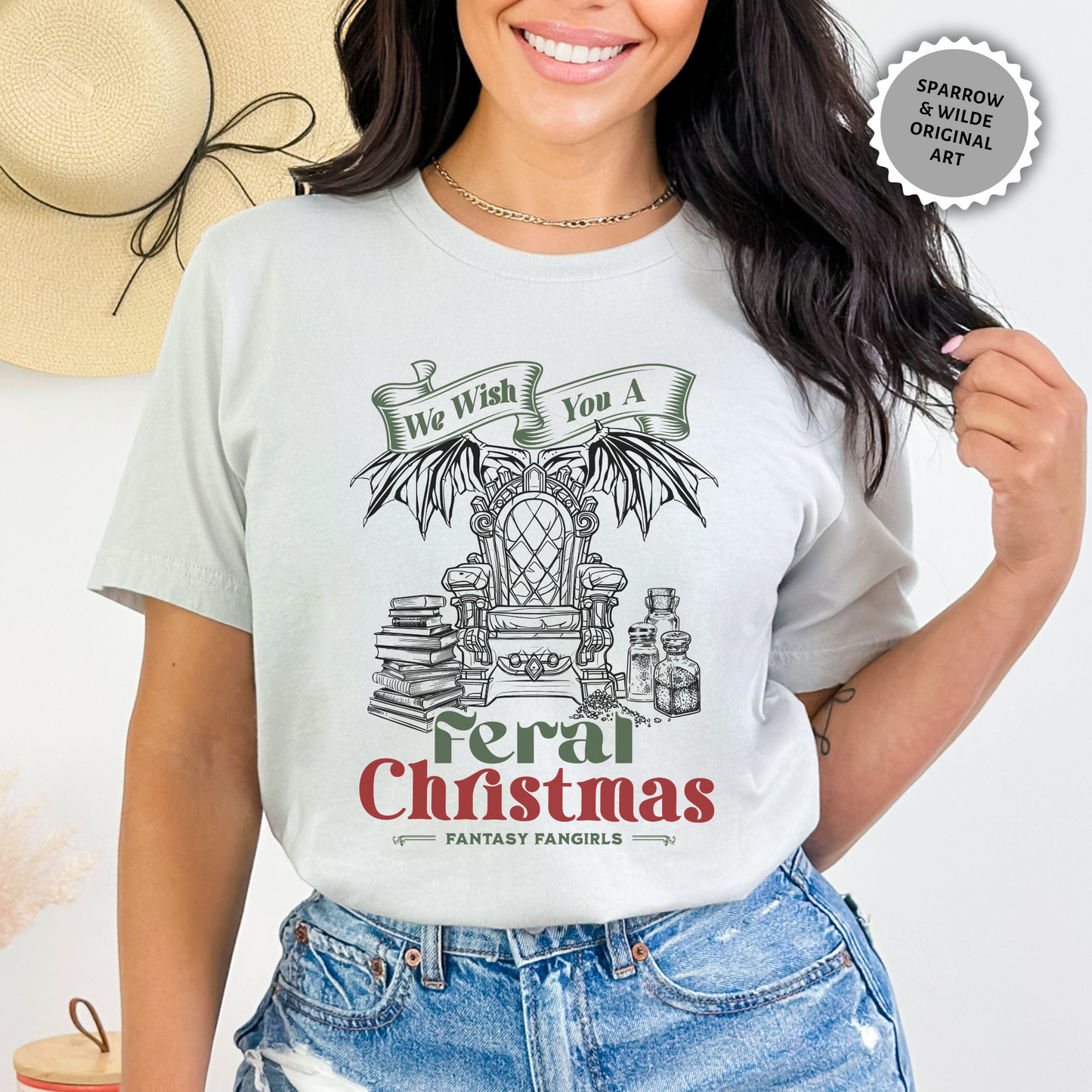 Feral Christmas | Fantasy Fangirls T-Shirt