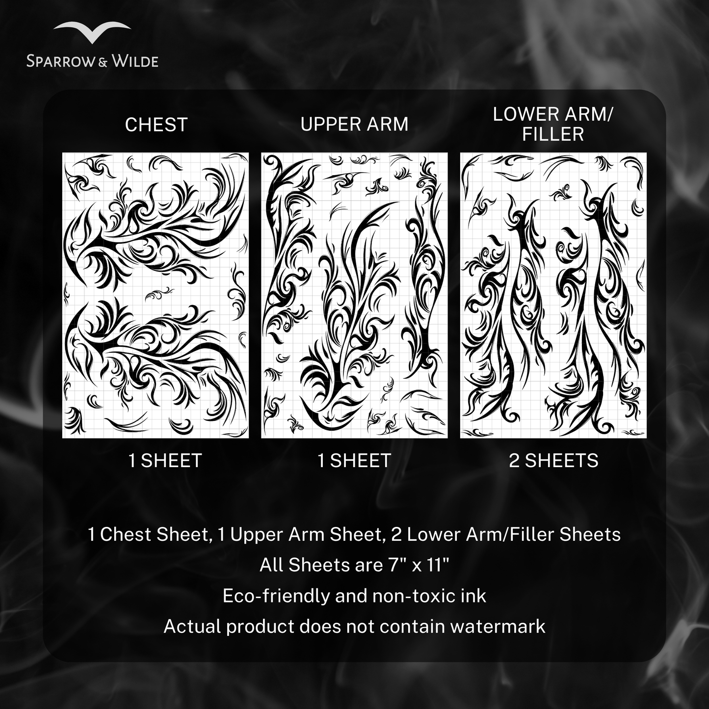 Main Character Energy Temporary Tattoo Set