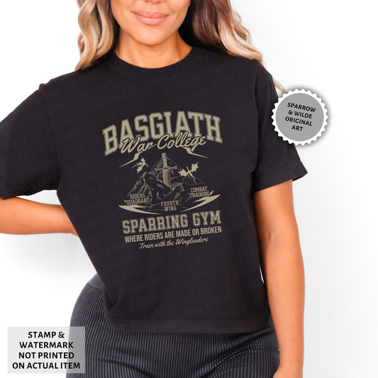 Basgiath Sparring Gym | Empyrean Crop Top