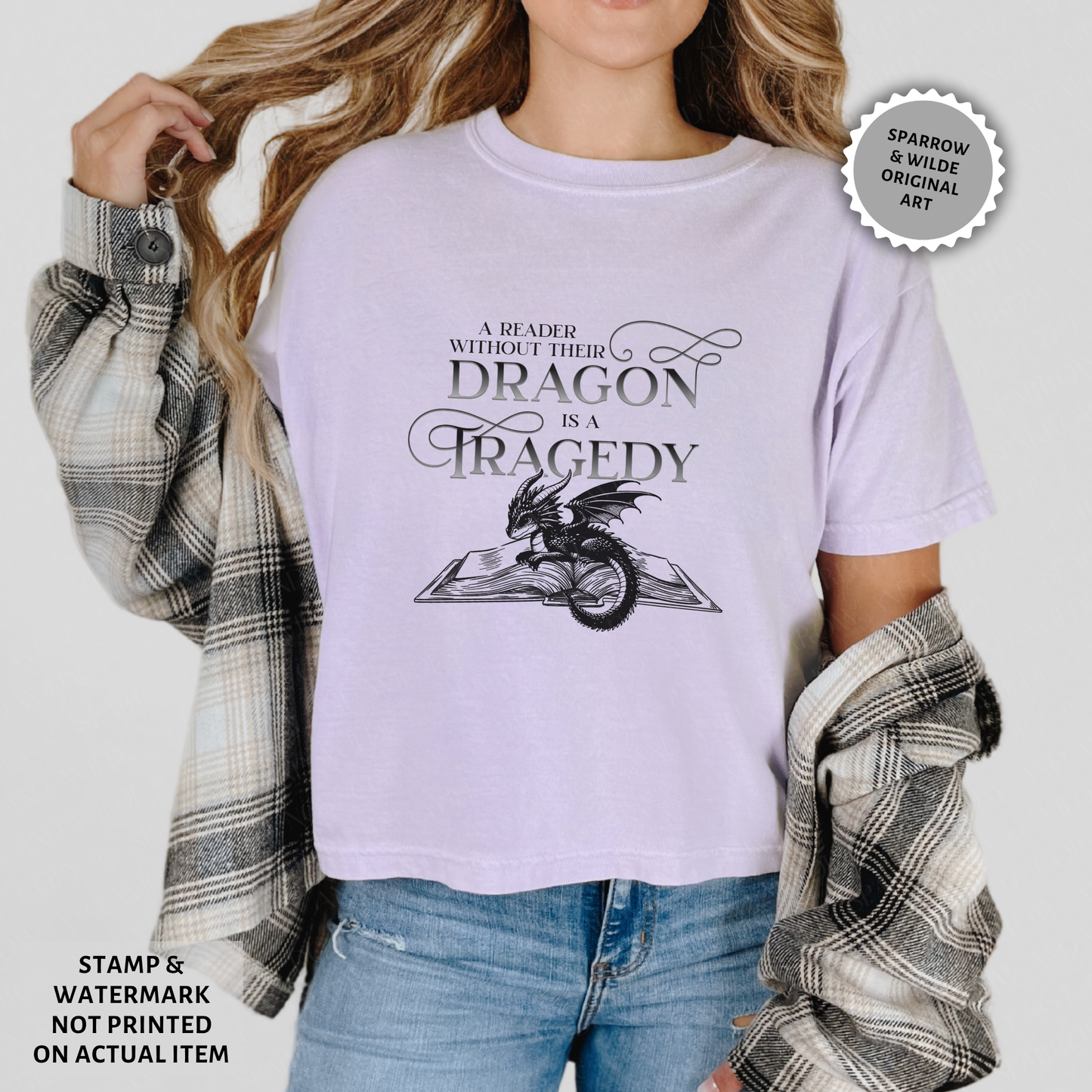 A Reader Without Their Dragon | Empyrean Crop Top
