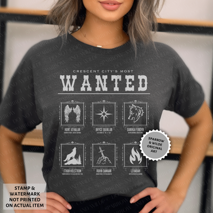 Most Wanted | Crescent City T-Shirt