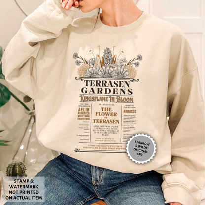 Terrasen Gardens | Throne of Glass Sweatshirt