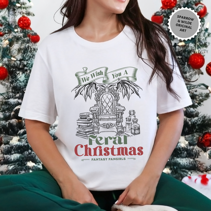 Feral Christmas | Fantasy Fangirls T-Shirt