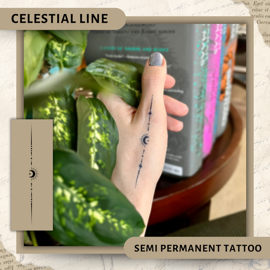 Celestial Line | ACOTAR Semi-Permanent Tattoo