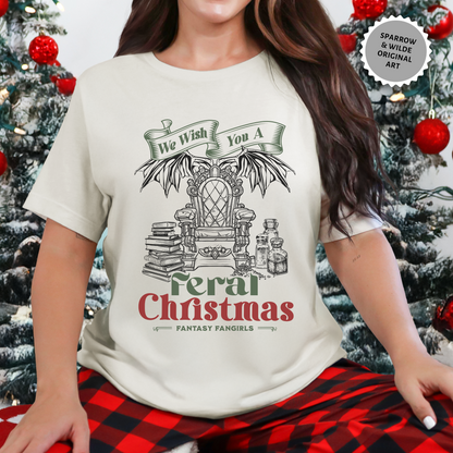 Feral Christmas | Fantasy Fangirls T-Shirt